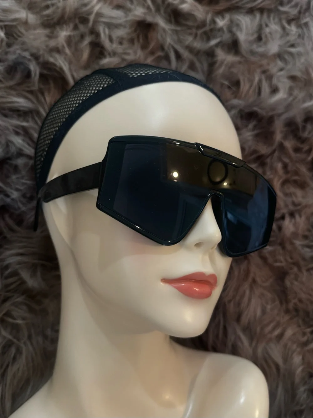 Futuristic shield sunglasses